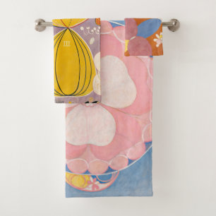 The Ten Largest, Group IV, No.2 by Hilma af Klint Bath Towel Set