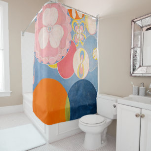 The Ten Largest, Group IV, No.2 by Hilma af Klint Shower Curtain