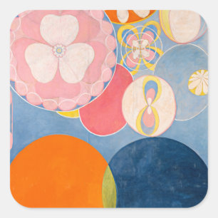 The Ten Largest, Group IV, No.2 by Hilma af Klint Square Sticker
