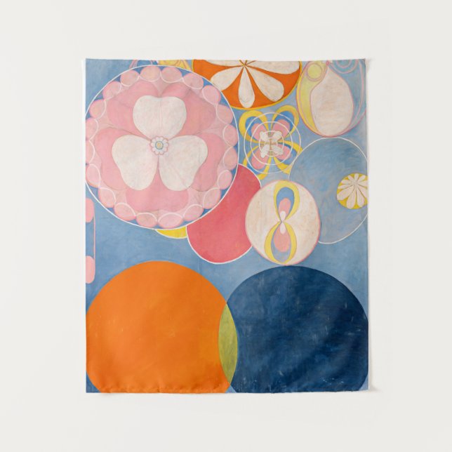 The Ten Largest, Group IV, No.2 by Hilma af Klint Tapestry (Front)