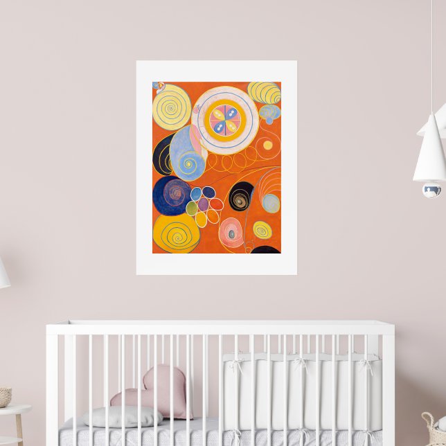 The Ten Largest, Group IV, No.4 by Hilma af Klint Poster (Nursery 2)