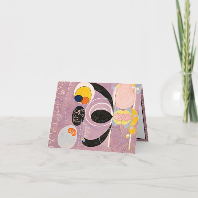 The Ten Largest, Group IV, No.6 by Hilma af Klint Card (Front)