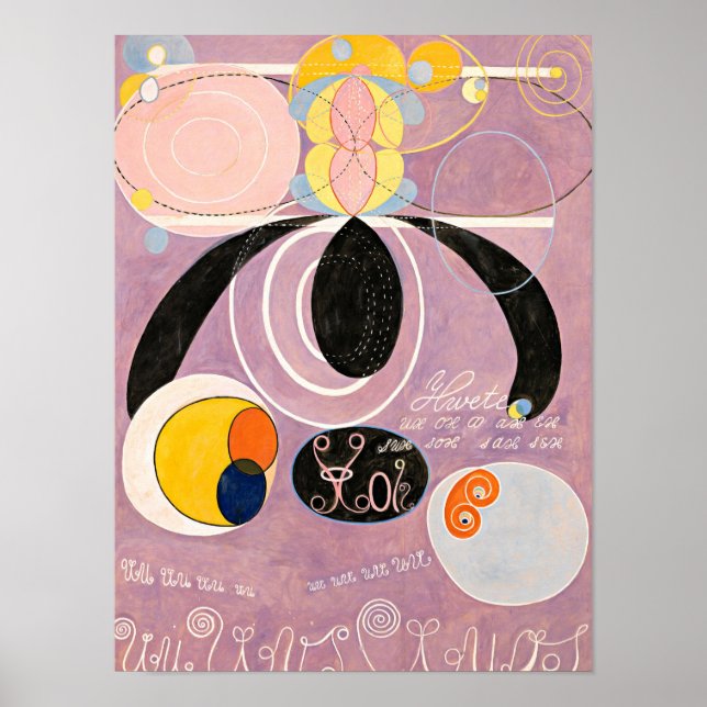 The Ten Largest, Group IV, No.6 by Hilma af Klint Poster (Front)