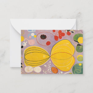 The Ten Largest, Group IV, No.7 by Hilma af Klint Card