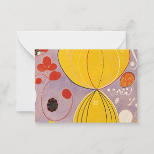 The Ten Largest, Group IV, No.7 by Hilma af Klint Card