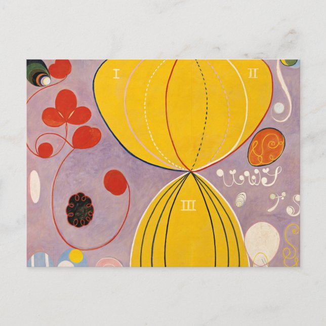 The Ten Largest, Group IV, No.7 by Hilma af Klint Postcard (Front)