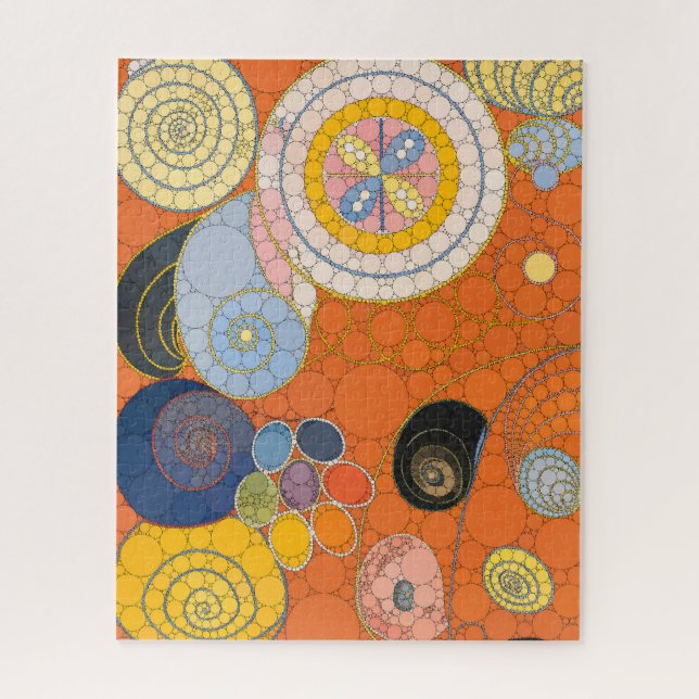 The Ten Largest, No.4, Dots, After Hilma af Klint Jigsaw Puzzle (Vertical)