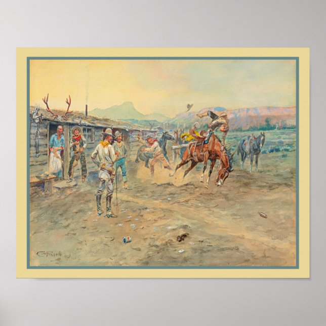 "The Tenderfoot" Old West Cowboy Poster (Front)