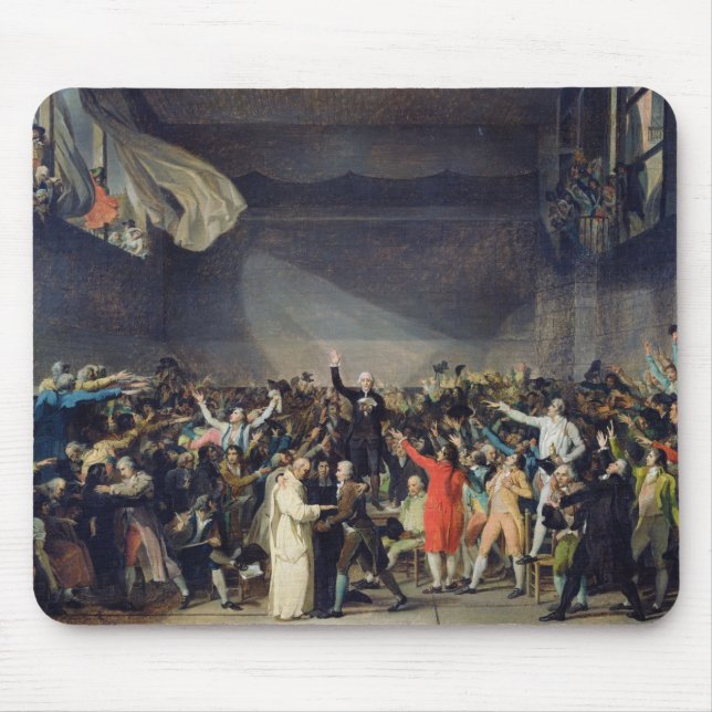 The Tennis Court Oath, 20th June 1789, 1791 Mouse Mat (Front)