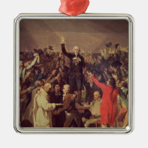 The Tennis Court Oath Metal Tree Decoration