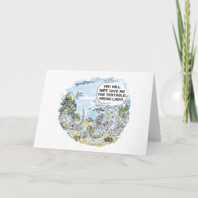 The Tentacle greeting card (Front)