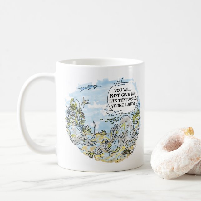 The Tentacle mug (With Donut)
