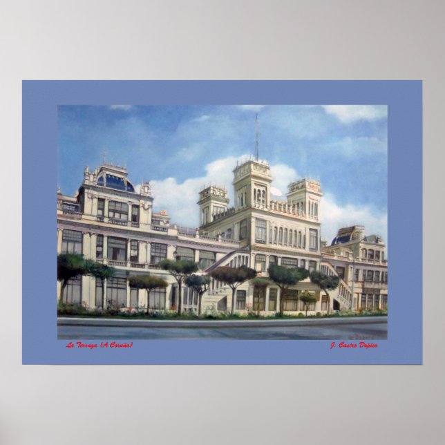 The Terrace (A Coruña) Poster (Front)