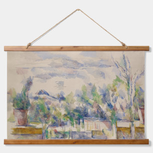 The Terrace at the Garden at Les Lauves, Cezanne Hanging Tapestry