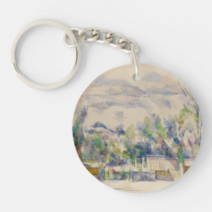 The Terrace at the Garden at Les Lauves, Cezanne Key Ring
