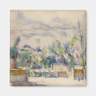 The Terrace at the Garden at Les Lauves, Cezanne Magnet