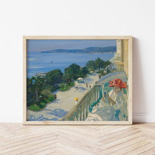The Terrace, Cap d’Ail Sir John Lavery Poster