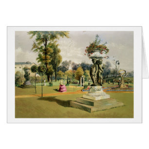 The Terrace Garden, Woburn Abbey (chromolitho)