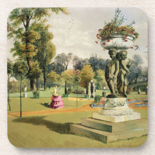 The Terrace Garden, Woburn Abbey (chromolitho) Coaster