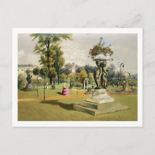 The Terrace Garden, Woburn Abbey (chromolitho) Postcard