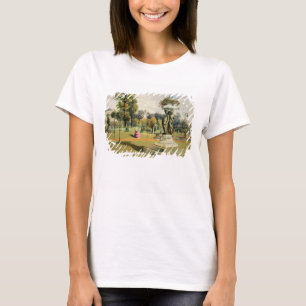The Terrace Garden, Woburn Abbey (chromolitho) T-Shirt