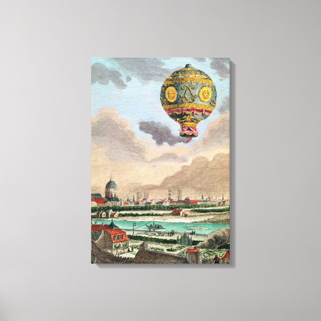 The Terrace of Monsieur Franklin at Passy Canvas Print (Front)