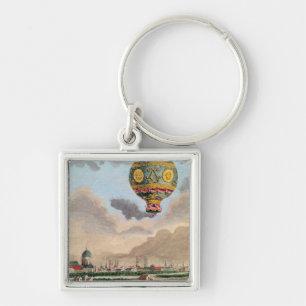 The Terrace of Monsieur Franklin at Passy Key Ring