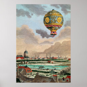 The Terrace of Monsieur Franklin at Passy Poster