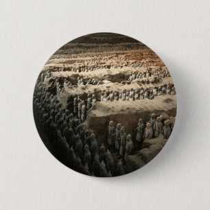 The Terracotta Army 6 Cm Round Badge