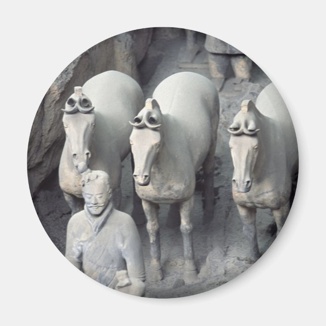The Terracotta Army Warriors Magnet (Front)