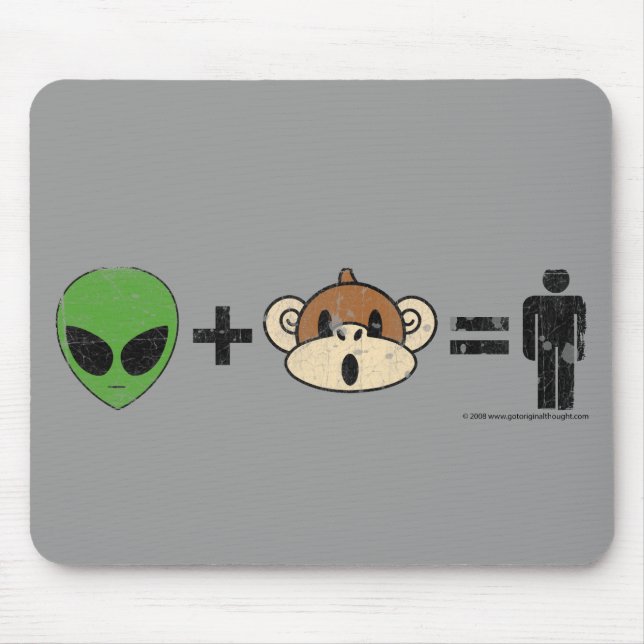 The Terrestrial Freewill Project Mouse Mat (Front)