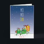 The Terrible Two.....Christmas take Holiday Card<br><div class="desc">Watch out for your gifts!!</div>