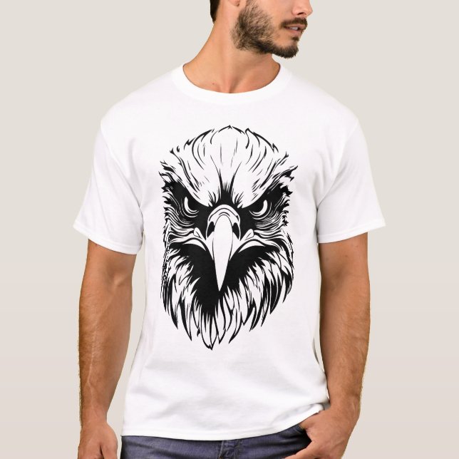 The terrifying gaze of an eagle T-Shirt (Front)