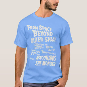 The Terrifying She Monster Vintage Cult Horror Mov T-Shirt