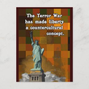 The Terror War and Countercultural Liberty Postcard