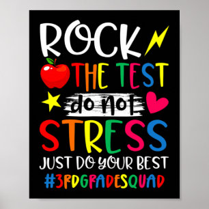 The Test Do Your Best Test Day 3rd Grade Teacher S Poster