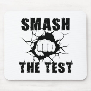 The Test Funny Exam Test Day Students Teachers Mouse Mat