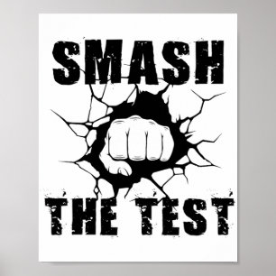 The Test Funny Exam Test Day Students Teachers Poster