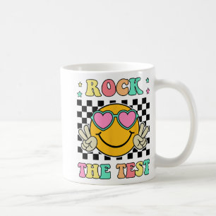 The Test Groovy Happy Testing Day For Teacher Stud Coffee Mug