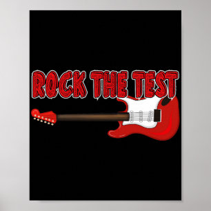 The Test Guitar Teacher Test Day Testing Day Teach Poster