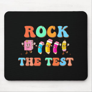 The Test Happy Testing Day For Teacher Student Mouse Mat