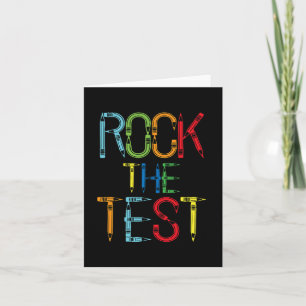 The Test Teacher Test Day Funny Testing Day Teache Card