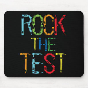 The Test Teacher Test Day Funny Testing Day Teache Mouse Mat