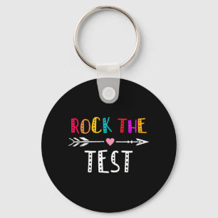 The Test Teacher Test Day Testing Day Funny Teache Key Ring