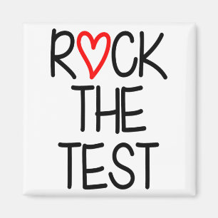 The Test Teacher Test Day Testing Day Funny Teache Magnet
