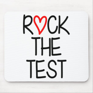 The Test Teacher Test Day Testing Day Funny Teache Mouse Mat