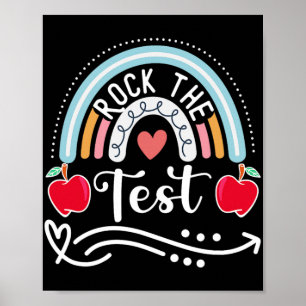 The Test Teacher Test Day Testing Day Funny Teache Poster
