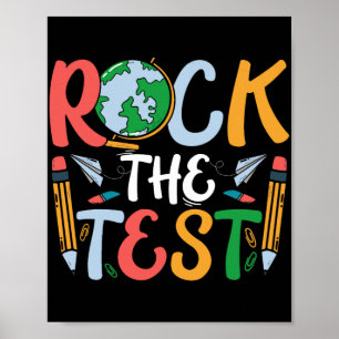 The Test Teacher Test Day Testing Day Funny Teache Poster