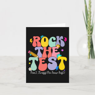 The Test Test Day Staar Testing Motivational Teach Card