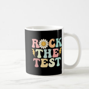 The Test Testing Day Retro Groovy Teacher Test Day Coffee Mug